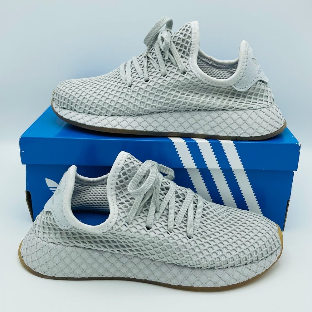 Unisex Adidas Deerupt Runner Grey' Shoes Sz 5